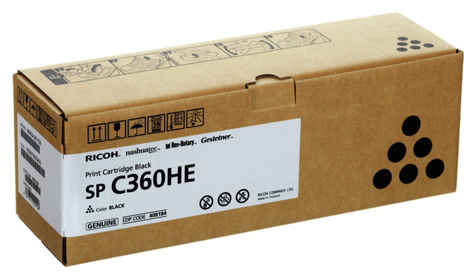 Ricoh Original Toner schwarz 7.000 Seiten (408184) für Ricoh C360DNW Ricoh Original Toner schwarz 7.000 Seiten (408184) für Ricoh C360DNW